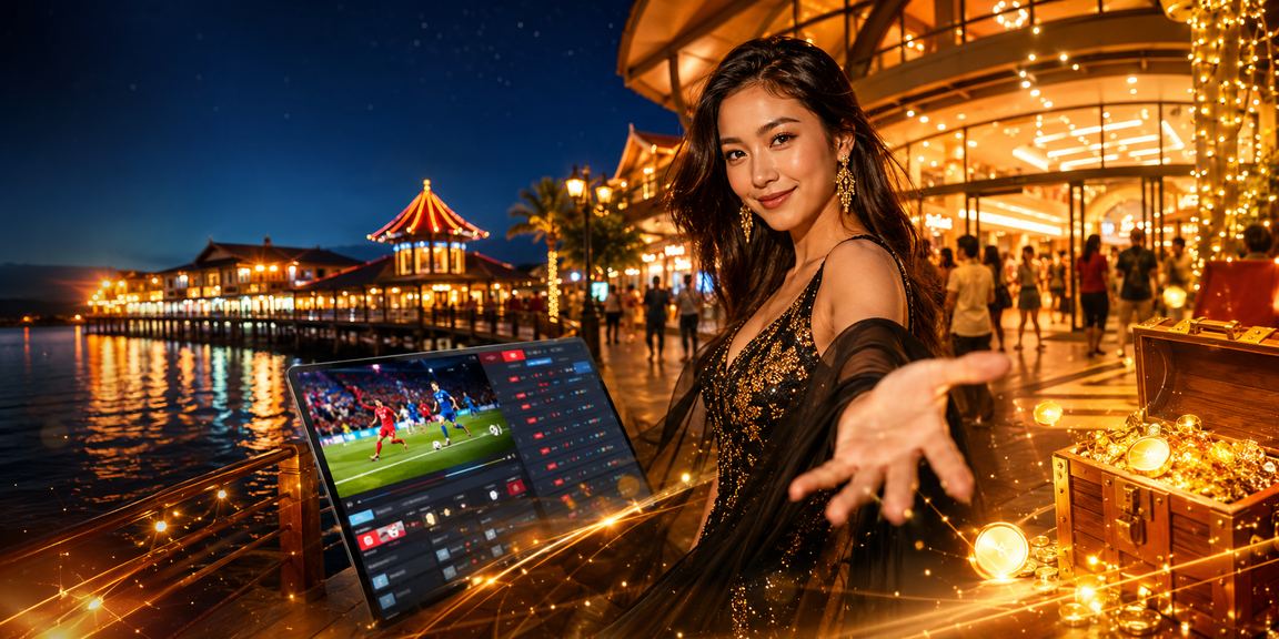 Suasana kasino dan perjudian dengan jackpot besar di Malaysia